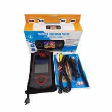 3-дюймовый Портативный 16 бит Ретро MD16 видеоигры плеер портативная игровая консоль ТВ AV Выход/MP3/MP4/TXI встроенный 100 футболки с принтами на тему классических игр