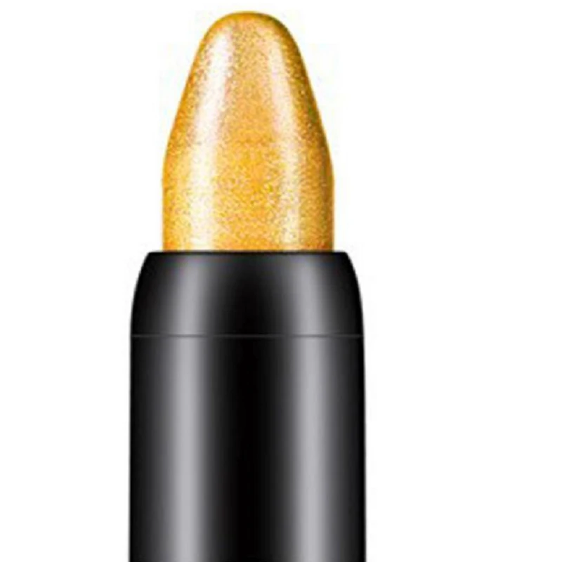 Женский водонепроницаемый маркер, тени для век, карандаш, косметический блеск, тени для век, подводка для глаз, карандаш для бровей, цветной карандаш, легко носить - Цвет: Golden