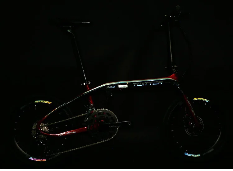 RS MTB Горный складной велосипед BMX велосипед 4 палин круглые спицы 24H алюминиевый сплав 20 дюймов дисковый тормоз набор колес