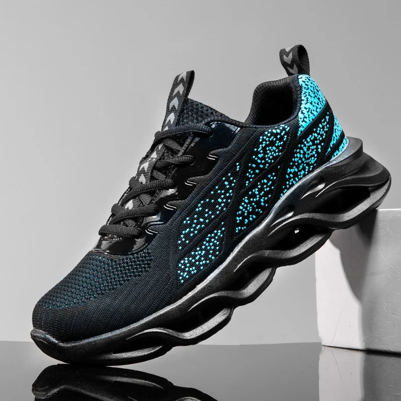 

Men's breathable non-slip running casual shoes air cushion blade comfortable casual sports shoes outdoor training fitness sports