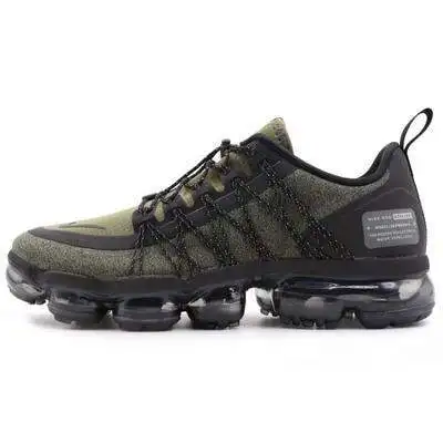 Nike AIR VAPORMAX мужские кроссовки, кроссовки для бега, прогулок, спорта на открытом воздухе, дизайнерская спортивная обувь AQ8810-010 - Цвет: black  green