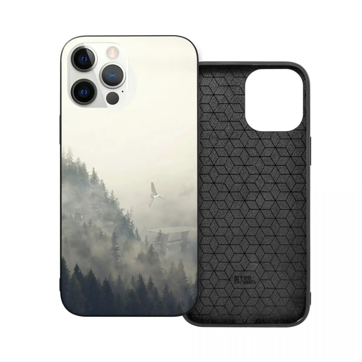Чехол для телефона из ТПУ Forest Moon PC Glass iPhone 13 12 11 Xs Xr X Pro Max Mini 7 8 Se2 Plus 6 6S | Мобильные