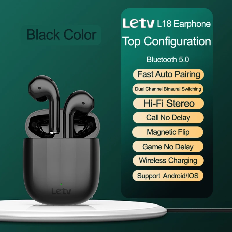 Letv L18 Tws Wireless Bluetooth Earphone Smart Noise Cancellation