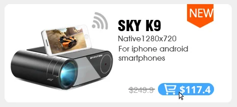 BYINTEK K9 WiFi Wireless Mini 1280x720P Portable Video LCD Home Theater LED Projector for Smartphone Tablet 1080P Cinema