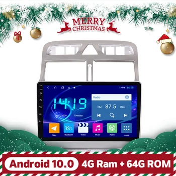 

4GB RAM 64GB ROM Android 10 Screen For Peugeot 307 Radio 2004-2013 Car Audio Video GPS Navigation Multimedia Player Head Unit
