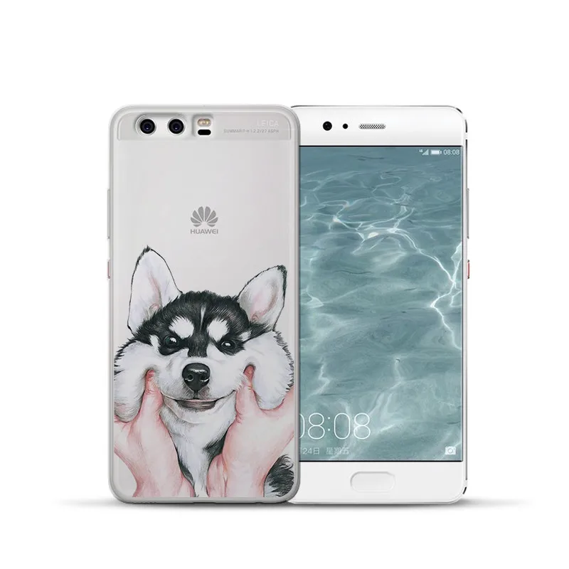 Мультяшная кошка собака для Huawei Mate 9 10 20 P8 P9 P10 P20 P30 P Smart Lite Plus Pro чехол для телефона Etui funda animal capa