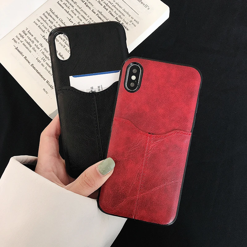 Премиум кожаный чехол для iPhone 7, 8, 6, 6s Plus, X, XS, Max, XR, Роскошный ультра тонкий чехол, мягкий чехол