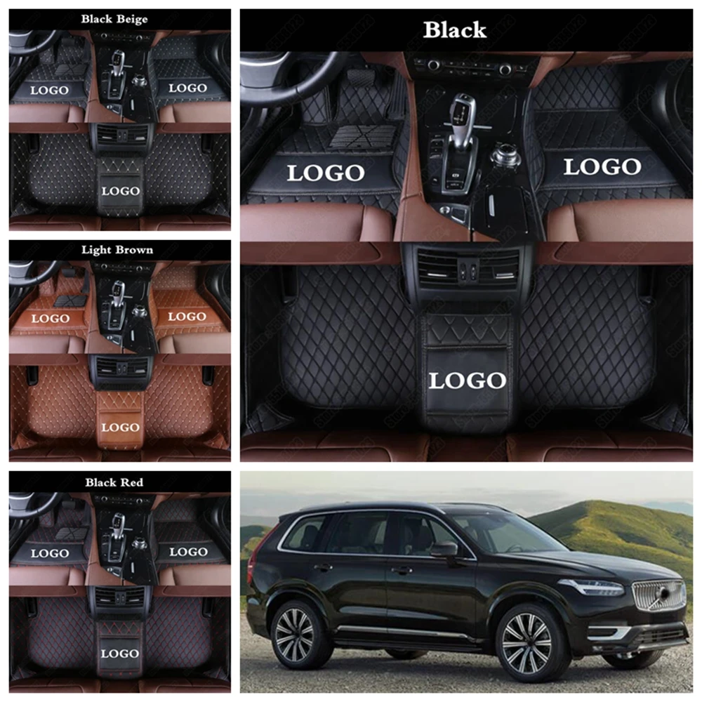 Автомобильные коврики для Volvo кожаные S40 S60 S80 S90 XC40 XC60 XC70 XC90 V40 V60 V90 C30 | Автомобили и