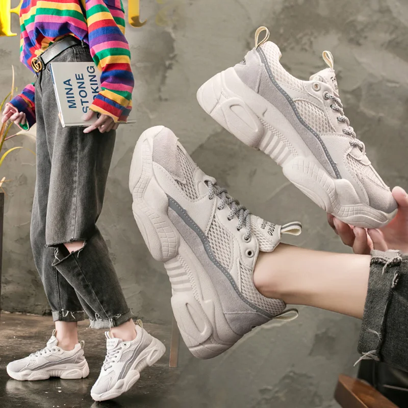 

Womens Sneakers Shoes 2018 Fashion Platform Woman 2019 shoes Woman-shoes Tennis Female Women's Heels Designer Thick Summer