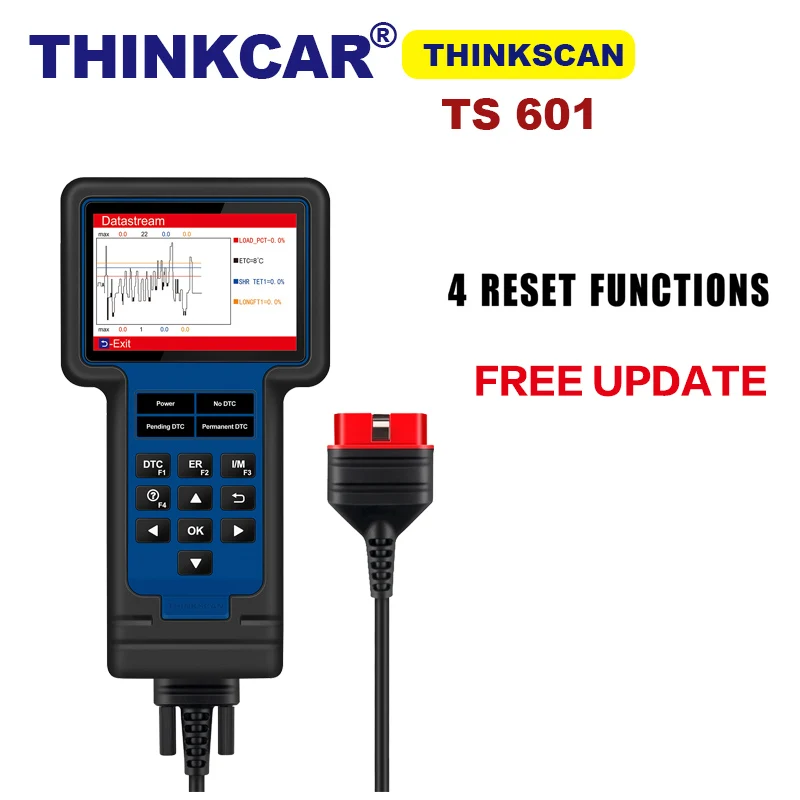 Считыватель кодов Thinkcar Thinkscan 601 ABS/SRS/ENG OBD2 сканер TS601 OIL/TPMS/EPB/SAS сброс OBDII инструмент