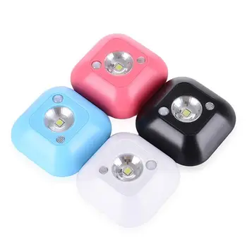 

Mini Wireless LED Sensor Night Light Lamp PIR Infrared Motion Activated Sensor Light for Wall Lamp Cabinet Stairs Light
