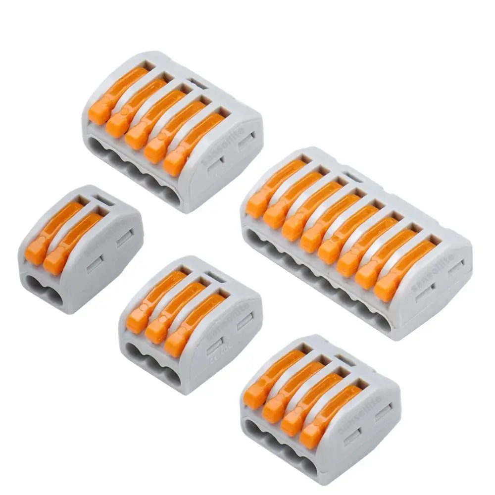 10-20pcs wire Connector 12awg electrical fast home improvement cable Connecter push in Wire connector splicing terminal block |