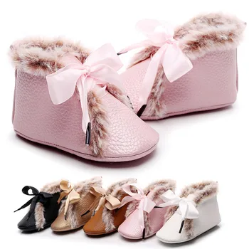 

Baby Boots Infant Newborn Girls Boys Warm Shoes First Walkers Shoes Booties New Born Infant Baby Shoes New Brand