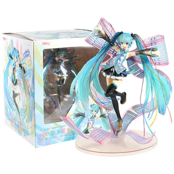 

Vocaloid 01 Hatsune Miku 10th Anniversary Ver. PVC Figure Collectible Model Toy Doll