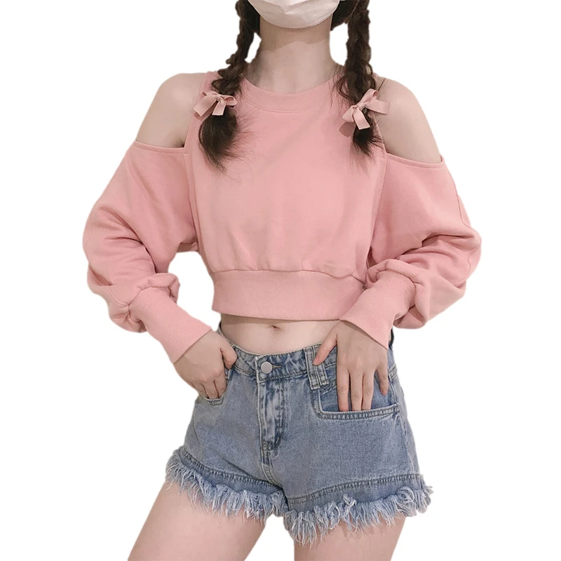 Cropped sweatshirt girls Clearance