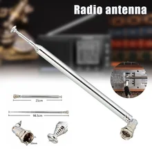 Новинка, замена типа F, 7 секций, телескопическая антенна для телевизионного радио S7#5