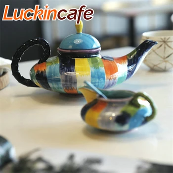 

Meidan -AN light luxury niche brand - alla lamp hand-painted kettle cold kettle milk kettle