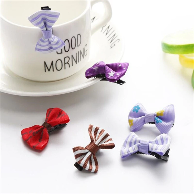 New Dog Hair Clip Puppy Bows Hairpin Pet Hair Decor for Kitten Puppy Cute Cat Hair Clip Portable Dog Supplies Pet Accessories