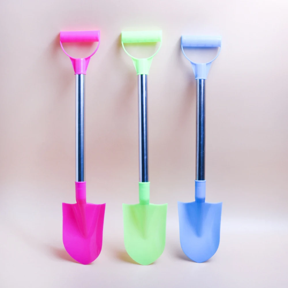 MrY 50 * 9.4 *1 cm Children Holiday Gift 3 Pcs Beach Shovels Seaside Sand Plastic Spade Beach Non-toxic And Durable Game Tools