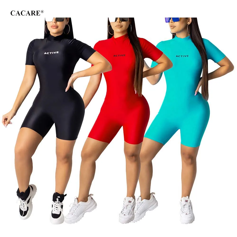 

Playsuits and Jumpsuits 2020 Women Summer Romper Pajamas Playsuit Short Overalls Bodysuit Body Suit F0573 Short Sleeve 3 Choices