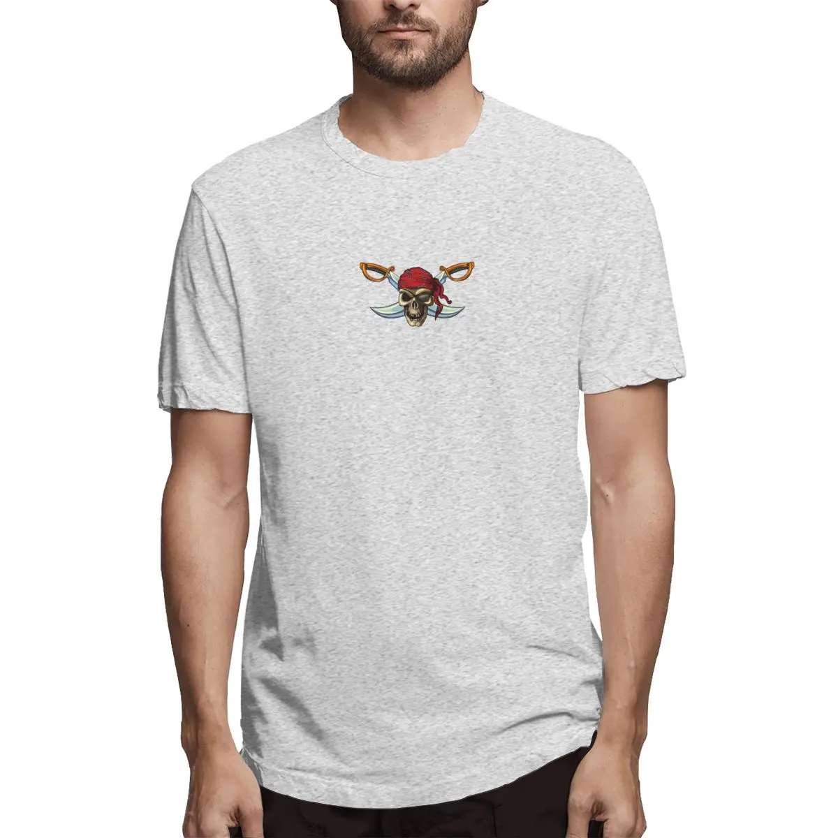 NOISYDESIGNS Men's T-shirts Fashion Pirate Printed Short Sleeve Tshirts Summer Top Tees Casual Boys Cotton Camiseta Masculina