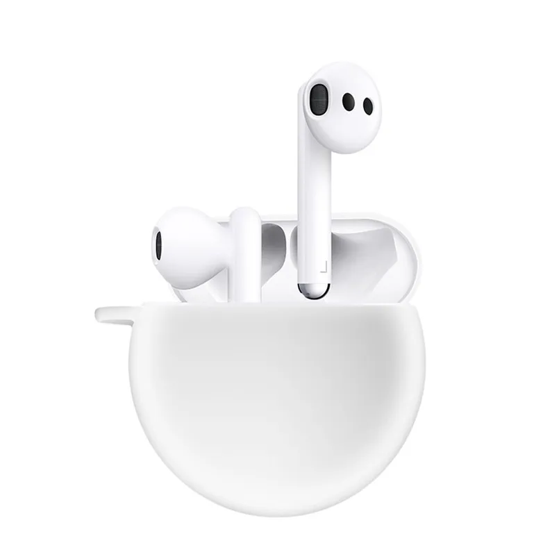 Silicone Case For Huawei Freebuds 3 2019 Wireless Charging Case Silicone Protective Skin Cover with Ring Holder 40NOV2111