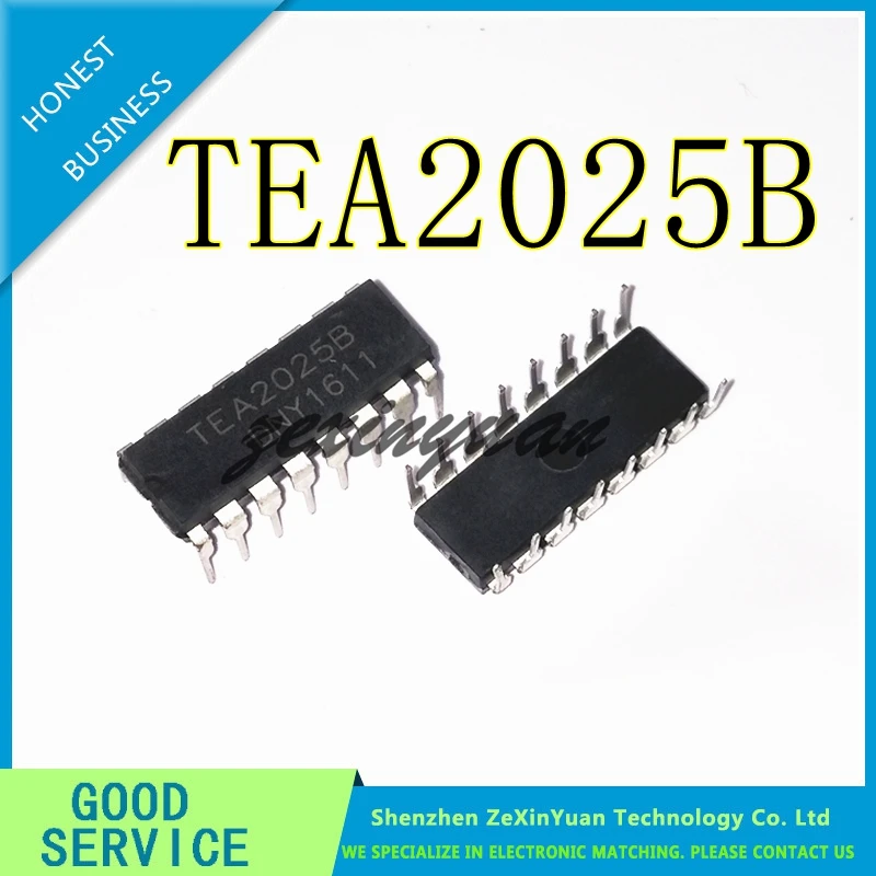 

20PCS TEA2025B TEA2025 DIP-16 Audio amplifier chip