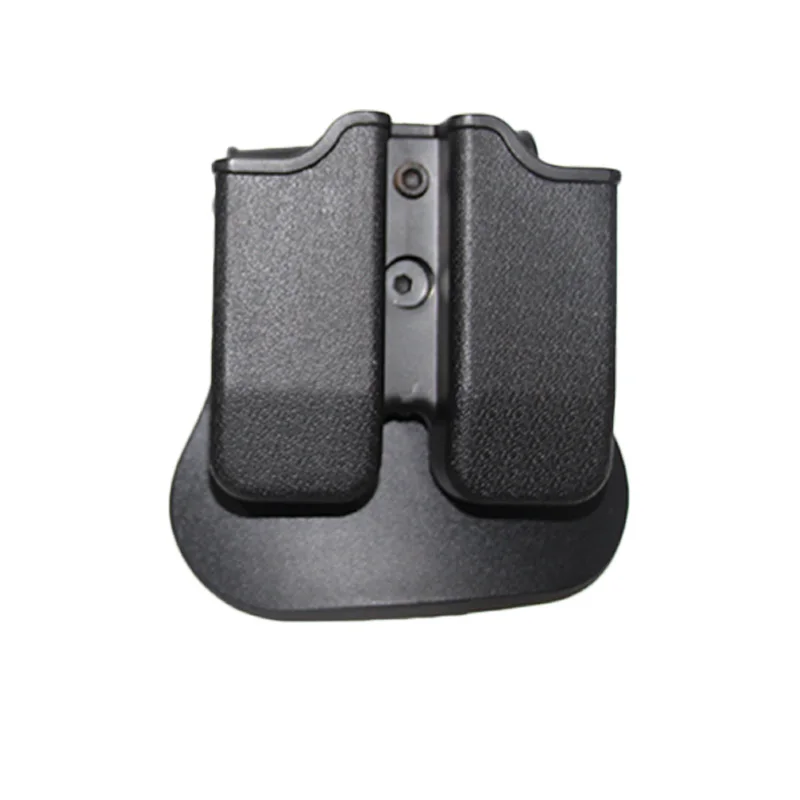 Black only pouch Тактический IMI Glock кобура пистолет кобура для мягкой пневматики для Glock 17 19 22 26 чехол Талия с подсумок для журналов Охотничьи аксессуары - Цвет: Black only pouch
