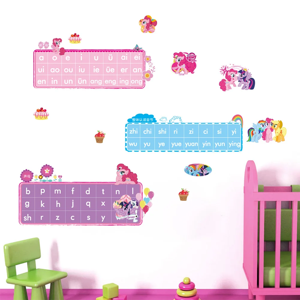 Elsa Anna Princess Wall Stickers For Girls Room Home Decor Anime Mural Art Cartoon Movie Poster Kids height ruler Wall Decals