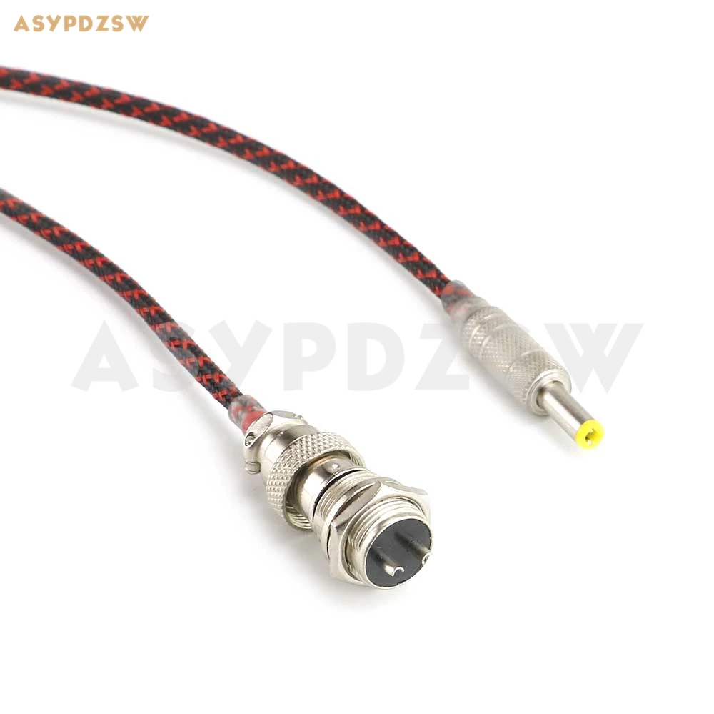 1 2 м посеребренный провод GX16mm до GX16 + штекер и DC 5 5*2 мм кабель питания|silver plated