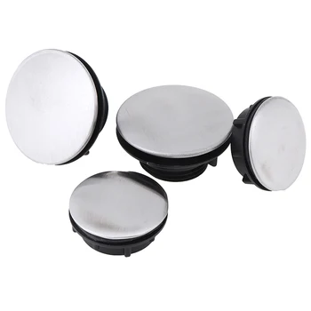 

2Pcs Practical Sink Plug Faucet Hole Cover Water Stopper Kitchen Drainage Seal Anti-leakage Basin Laundry Easy Use Accessories