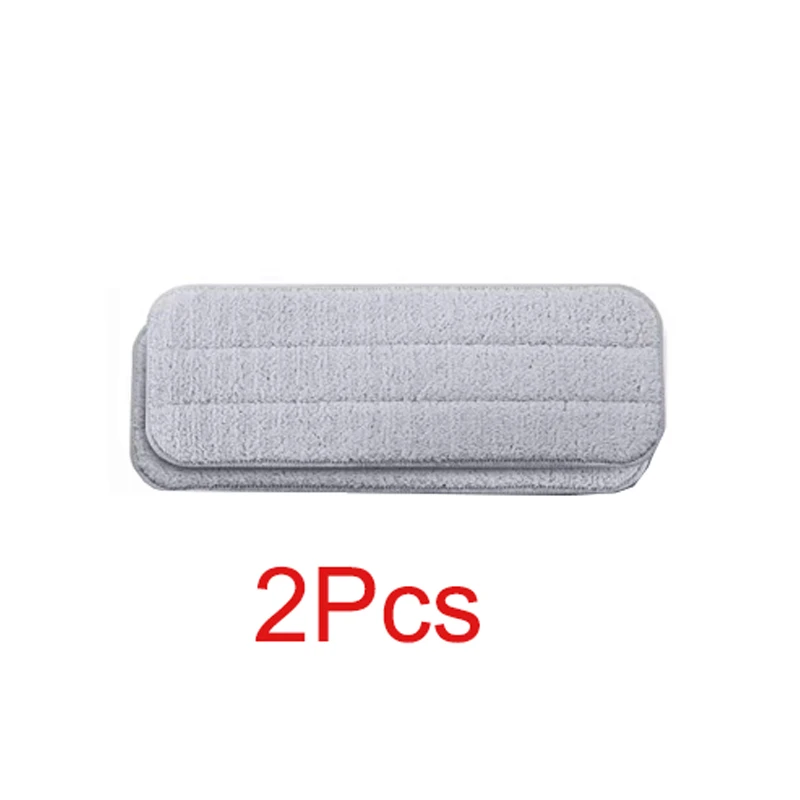 2pcs fabric 8 шт сменная Швабра тряпка для Xiaomi Mijia Deerma спрей для воды Швабра 360 Вращающаяся Чистящая тканевая головка деревянная углеродная Фиби - Цвет: 2pcs fabric