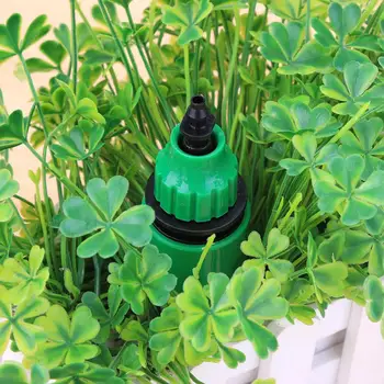 

10pcs 47/811 Pipe Barb Quick Connector Universal Connector Pipe BarbedGarden Irrigated Watering Fittings 8*3*3cm Green + Black