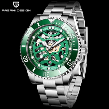 

PAGANI DESIGN Top Brand Luxury Skeleton Watch Men Mechanical Automatic Sapphire Glass Men Watch Relogio Masculino 2020 New clock