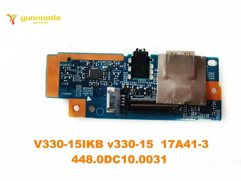 

Original FOR LENOVO IDEAPAD V330-15IKB v330-15 AUDIO USB SD CARD READER BOARD V330-15IKB v330-15 17A41-3 448.0DC10.0031