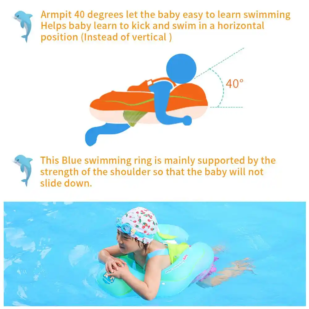 free swimming baby inflatable baby swimming float ring