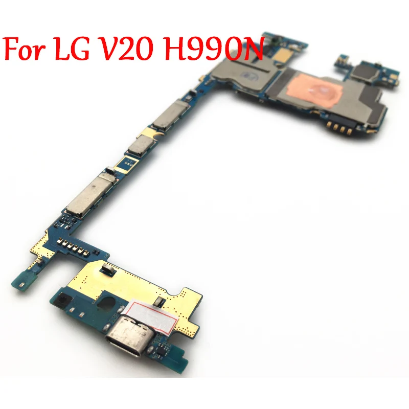 Tested) Full Work Original Unlock Motherboard For LG V20 H990N Mainboard Global Firmware Circuit Electronic Panel Dual SIM
