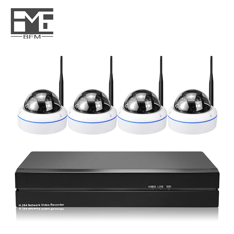 

BFMore H.265 5.0MP 4CH IP Camera WIFI Kit System 8CH NVR Surveillance Security CCTV Camera Set Outdoor Onrif 2.1 P6Spro