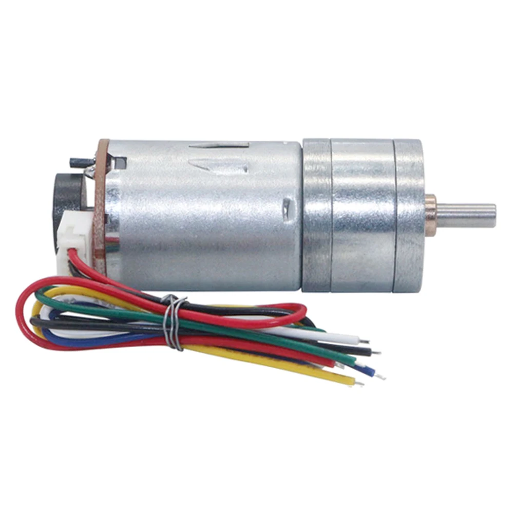 Шестерня ed-Motor 6v 210rpm энкодер мотор Gm25-370 Dc мотор-редуктор 1:34 12* d4* 8 Электроинструмент Аксессуары для моторного оборудования замедление