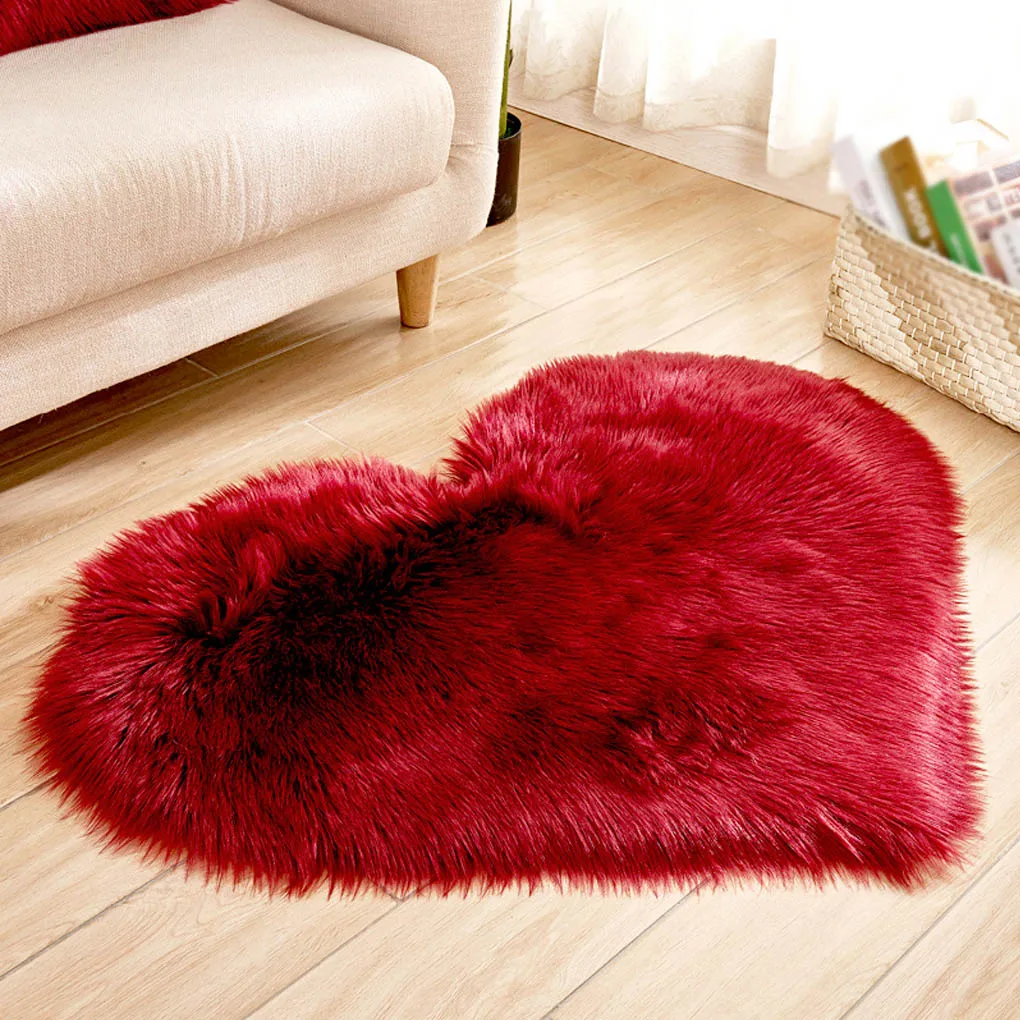Living room pink soft rug bedroom furry rug mat bathroom kitchen corridor toilet non-slip carpet mat Living room pink soft rug bedroom furry rug mat bathroom kitchen corridor toilet non-slip carpet mat