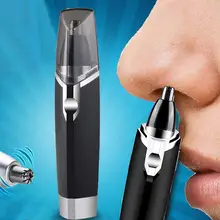 Мужской портативный моющийся Многофункциональный Электрический Нос 1 х АА батареи(не включены) черный триммер для волос