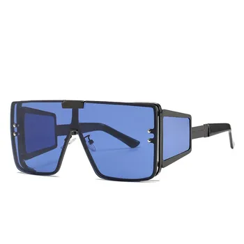 

2021 New Design Big Frame Oversized Man Sunglasses Women Luxury Brand Large Flat Top Sun Glasses Trendy Square Gradient Shades