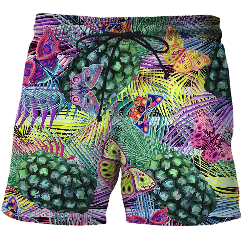 

Classic Jungle pattern 3D Printed Mens Beach Shorts Men's Loose Swim Shorts Surfing Shorts Plus Size Cartoon Running Short Pants