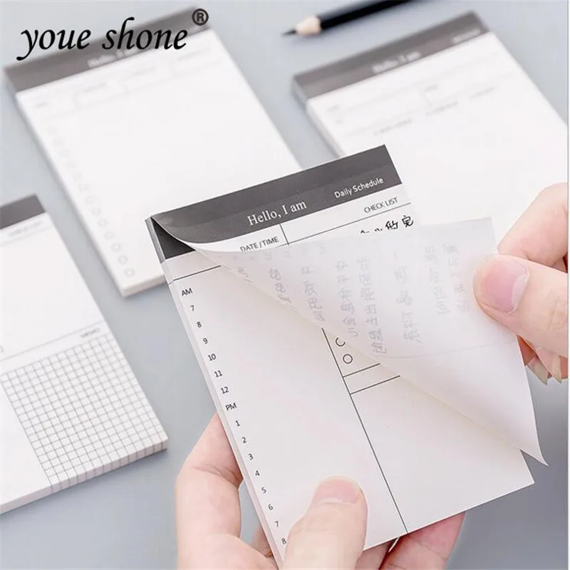 1pcs Simple business day plan books this note can be torn notepad office calendar book with a small memo 12.5*8.5cm 1pcs Simple business day plan books this note can be torn notepad office calendar book with a small memo 12.5*8.5cm