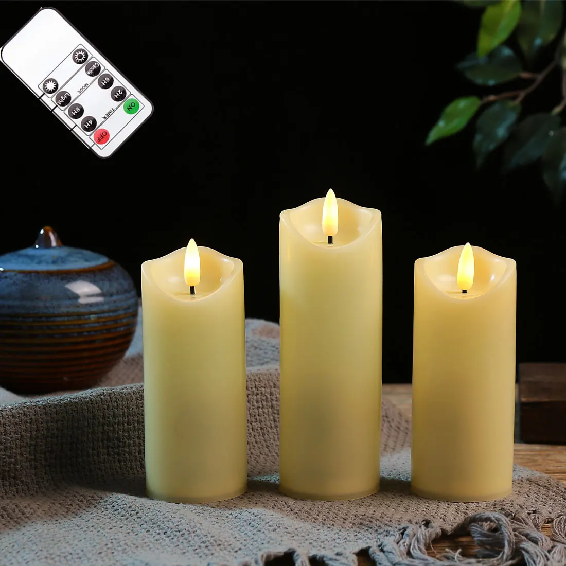 Bright White Battery Operated Candles Battery Operated Candles Michaels  2/3/4 Aliexpress