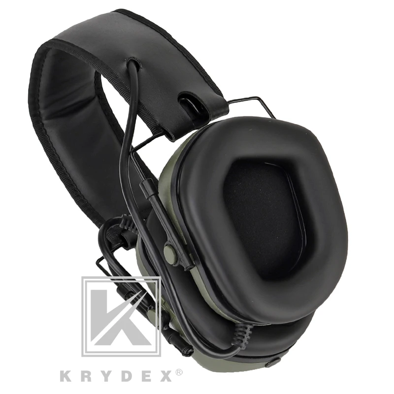 KRYDEX Тактический IPSC гарнитура Peltor Comtac шумоподавление наушники для связи для IPSC стрельба Охота Военная деятельность