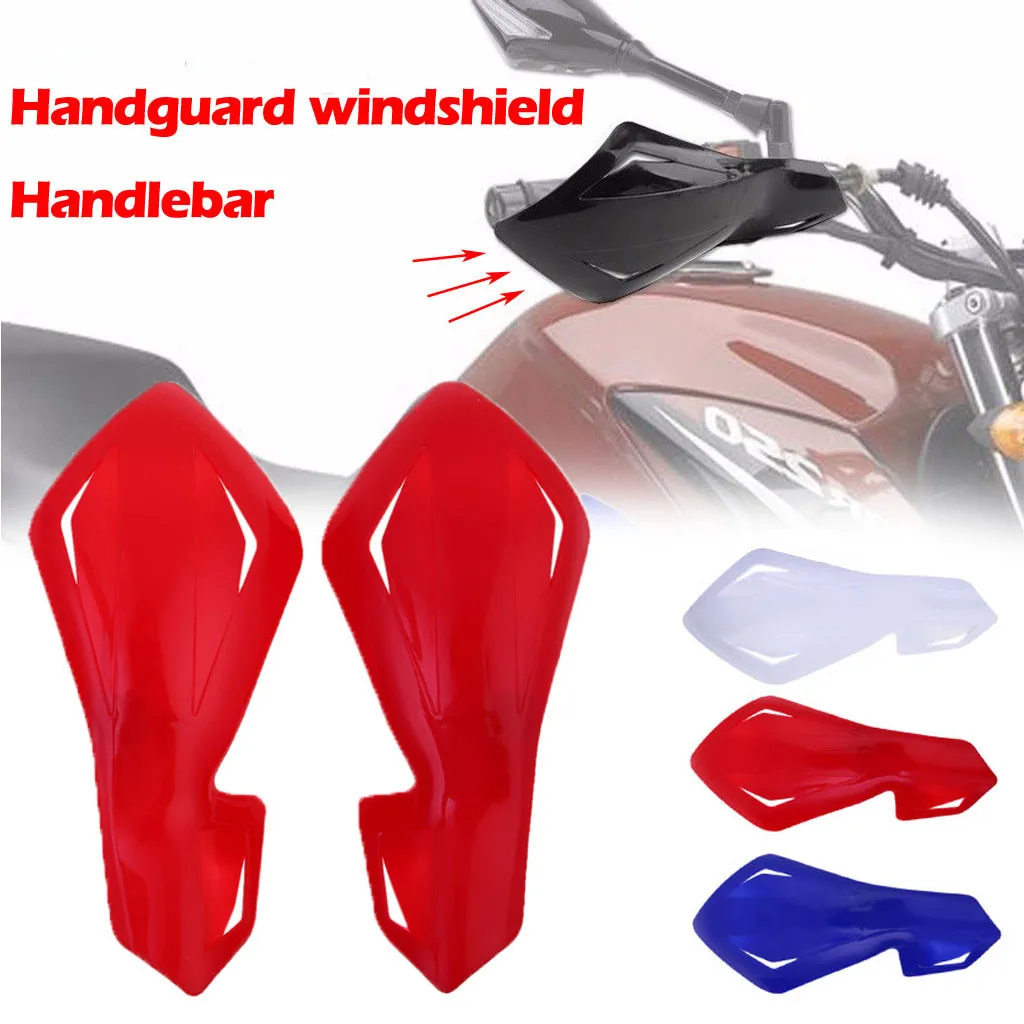 

Light & Super Strong PP Plastic 22mm Universal Handguard Windshield Handlebar Hand Guards For Motorcycle High Rigidity #P10