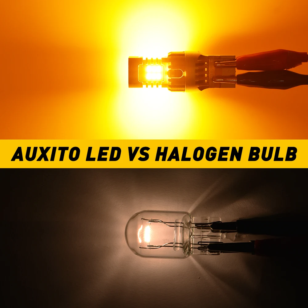 Светодиодные лампы AUXITO T20 W21W 7440 BA15S 1156 1157 P21W 3157 светодиодный|Сигнальная лампа| |