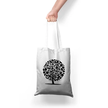 

Newest Women Shopper Bag Linen Cotton Eco Reusable Shopping Shoulder Bag Canvas Tote Totes Handbags