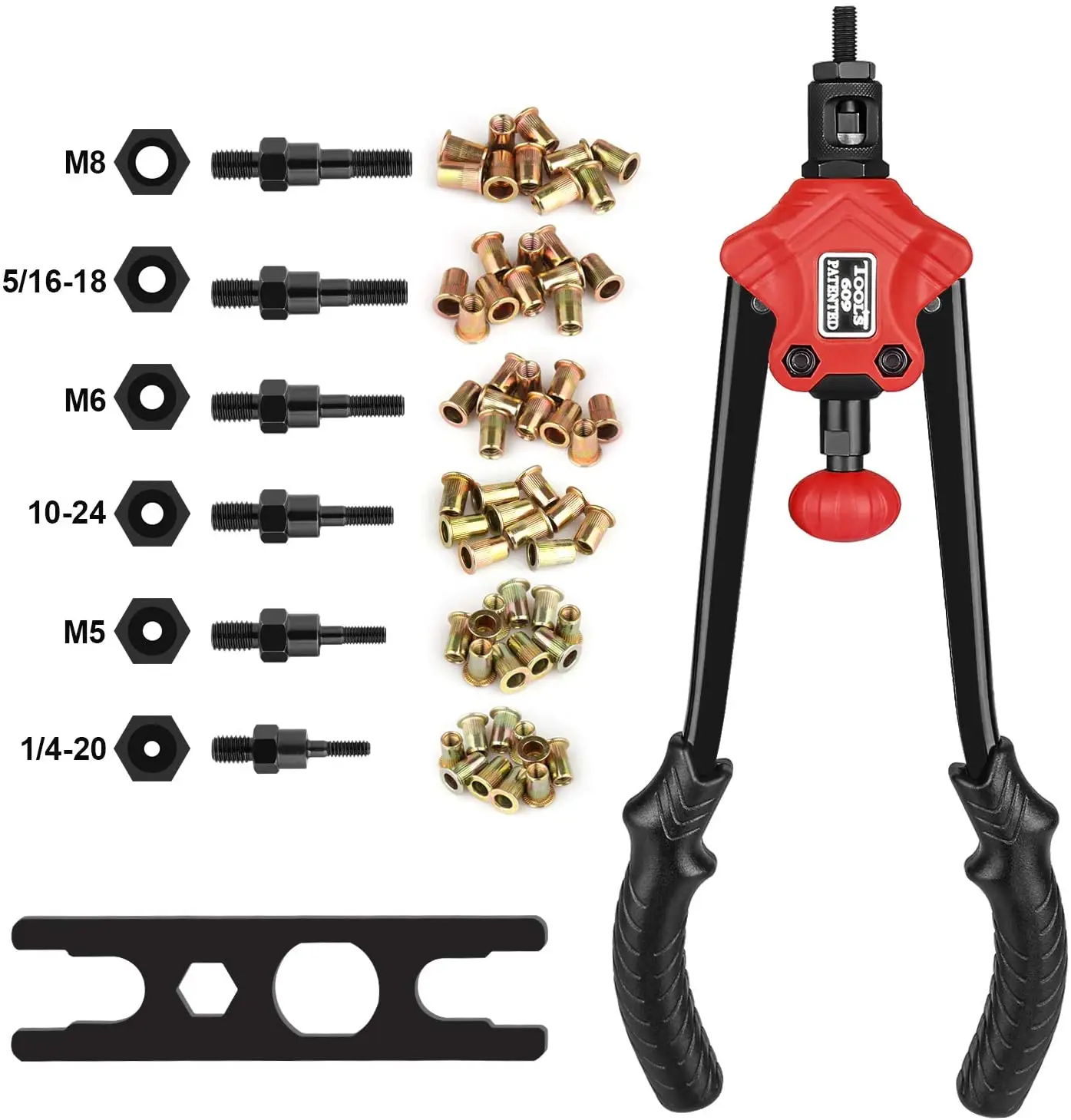 cheap!!!- Bt609 powerful hand riveting nut gun insert threaded mandrel
hand riveting gun core pulling nut gun for riveting m3 M4 M5 M6 M12